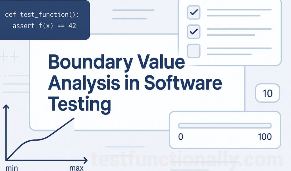 Boundary Value Analysis in Software Testing
